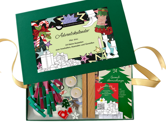 Adventskalender zum Ausmalen