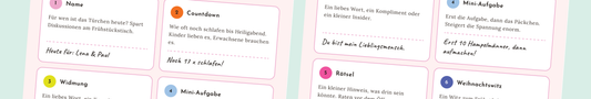 Zahl ans Päckchen geheftet und unten ist noch so viel frei?