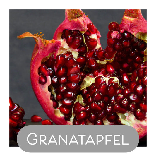 Granatapfelschalen als Naturfarbe