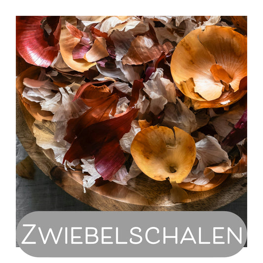 Zwiebelschalen als Naturfarbe