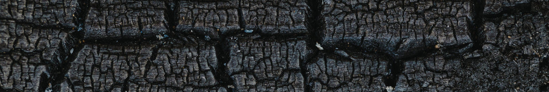 Naturfarbe schwarz und grau aus Kohle herstellen