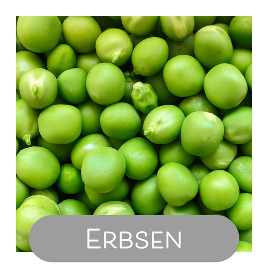 Erbsen als Naturfarbe