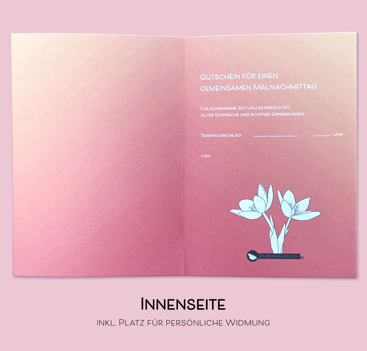 Gutschein für meinen Lieblingsmensch – Gemeinsame Zeit verschenken