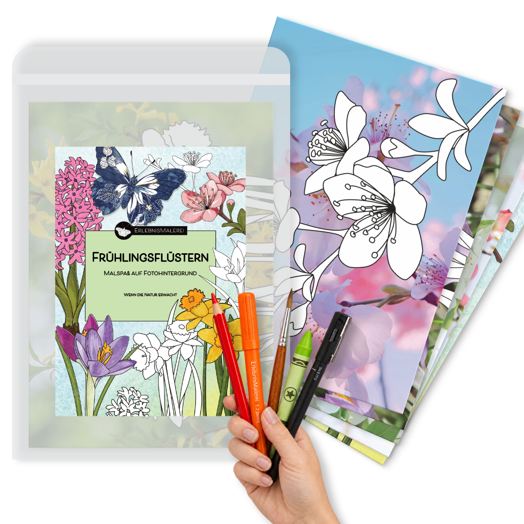 Malkarten-Set „Frühlingsflüstern“